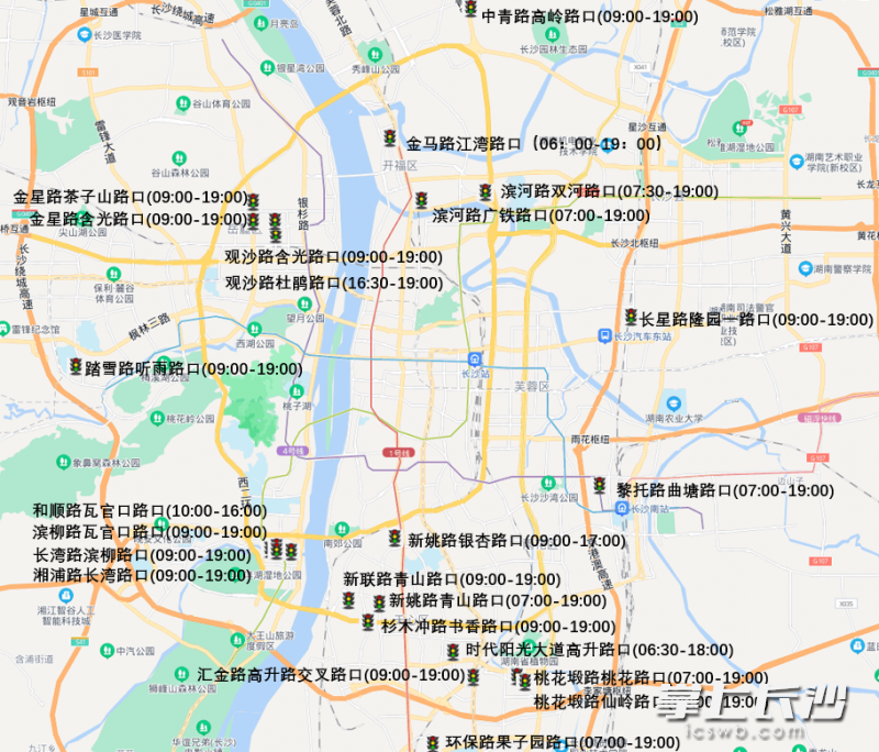 應(yīng)用感應(yīng)控制信號(hào)燈路口分布圖,。