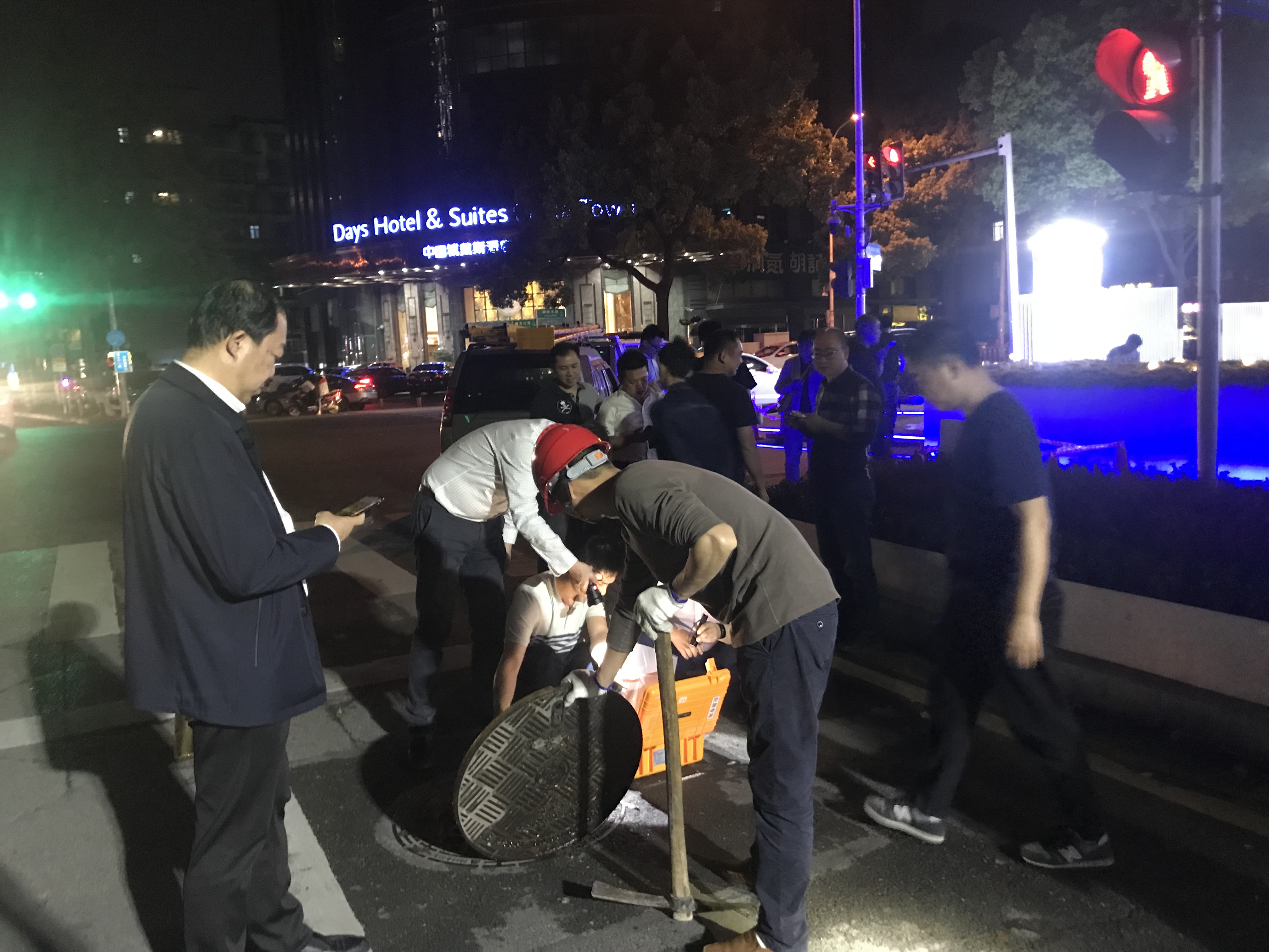 連夜排查。均為受訪單位供圖