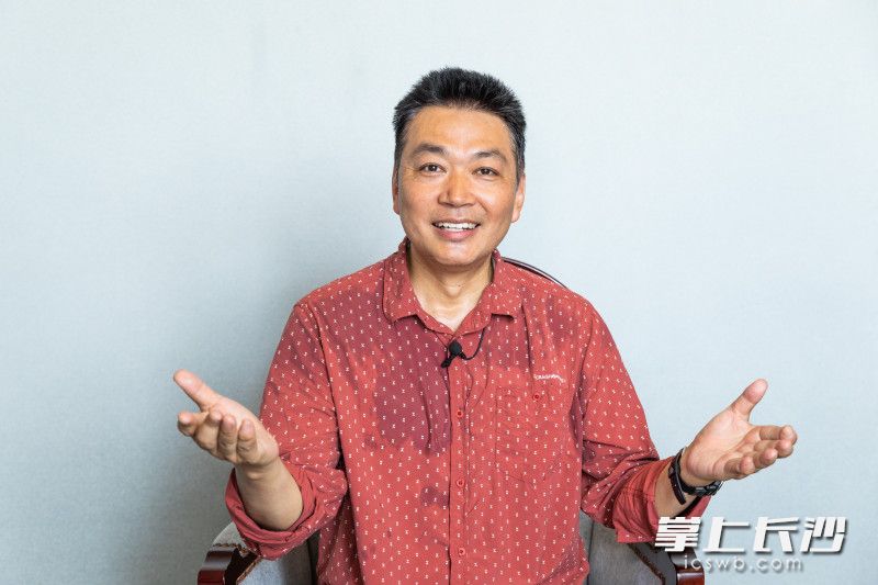 朱少宇接受長沙晚報專訪,。長沙晚報全媒體記者 董陽 攝
