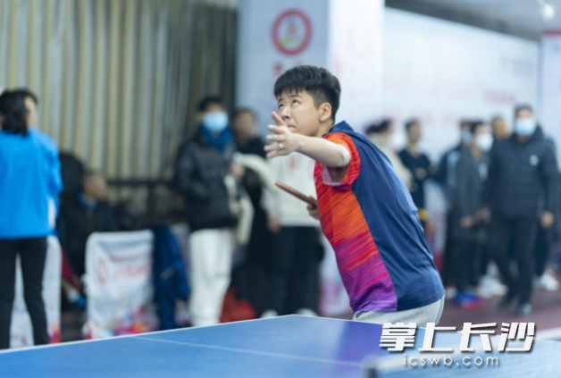 乒乓球決賽,。均為省體育局供圖