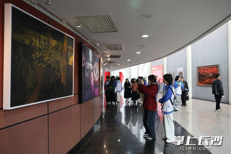本次展覽吸引美術(shù)愛好者關(guān)注。