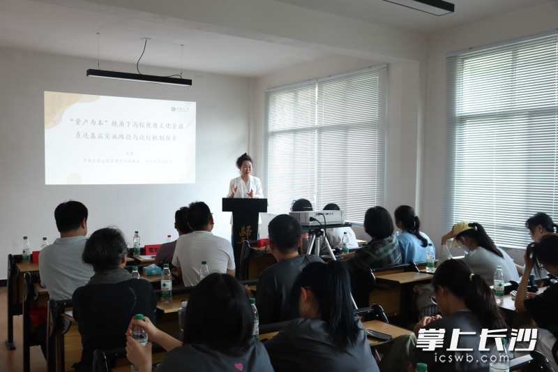 中南大學(xué)米莉副教授作主題分享。