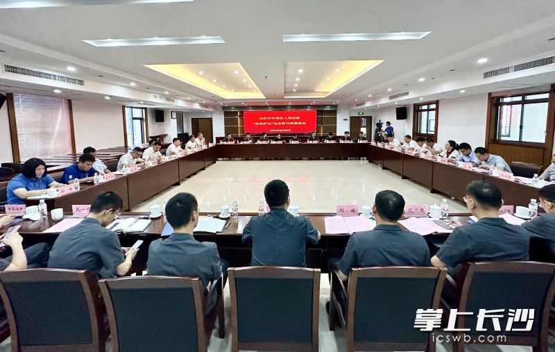 29日，開福區(qū)法院召開“法治護(hù)企”企業(yè)家代表座談會,，將企業(yè)“需求清單”轉(zhuǎn)化為法院工作“履職清單”,。 長沙晚報通訊員 羅曉 攝