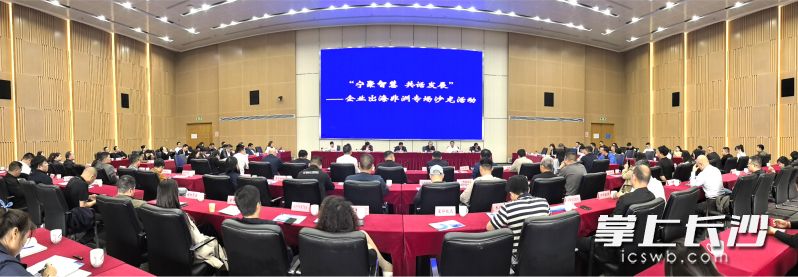 主題為“寧聚智慧 共話發(fā)展”的企業(yè)出海非洲專場沙龍活動，讓更多的企業(yè)家拓寬了國際視野,，紛紛將出海目的地瞄準了非洲,。長沙晚報全媒體記者 張禹 攝