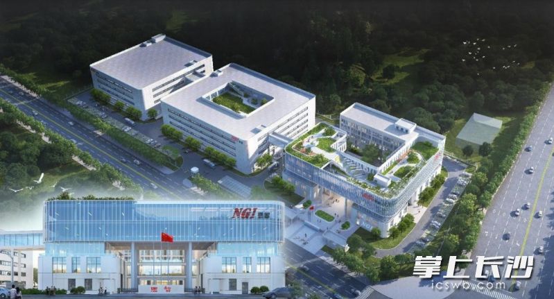 恩智測控高端精密儀器總部基地項目效果圖,。受訪者供圖