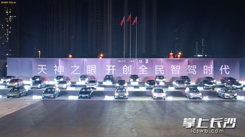 比亞迪全系車型搭載天神之眼高階智駕,。 長沙晚報(bào)全媒體記者 曹開陽 攝