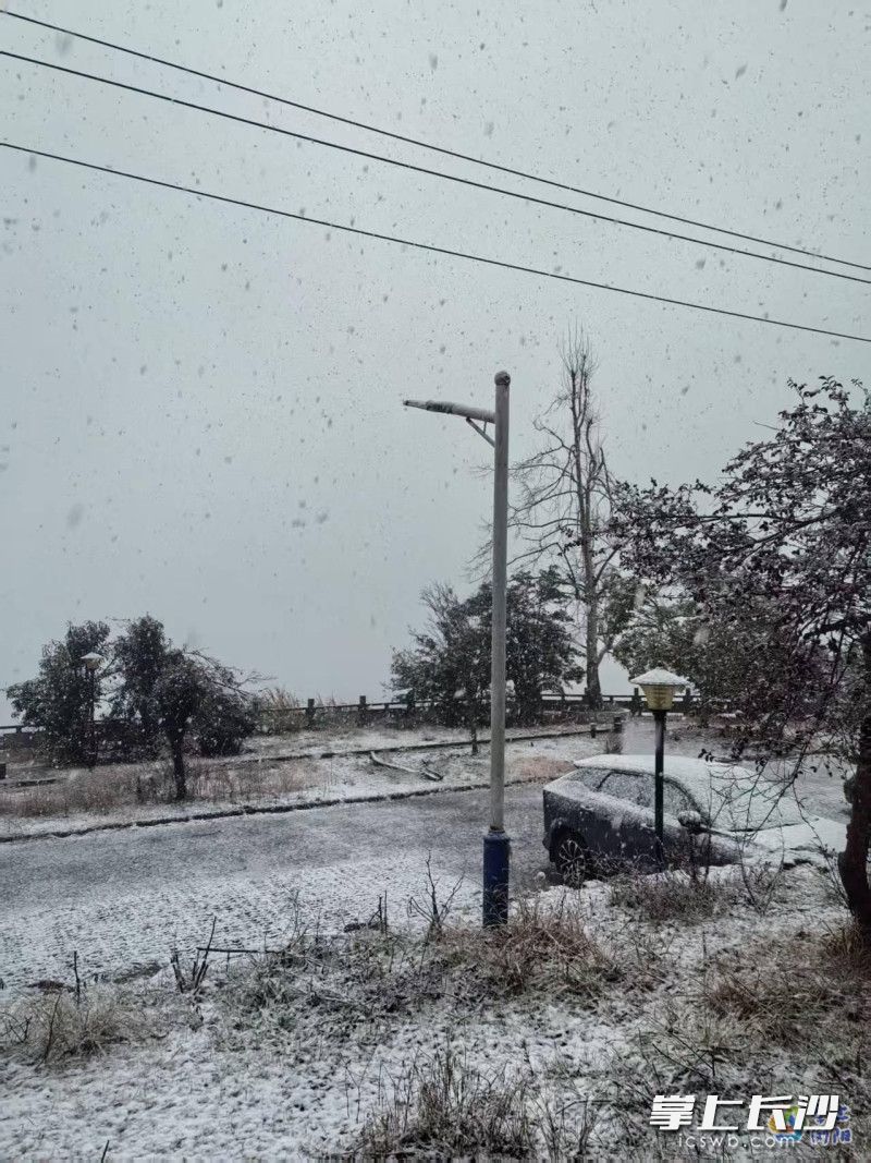 3月7日，道吾山雪景,。