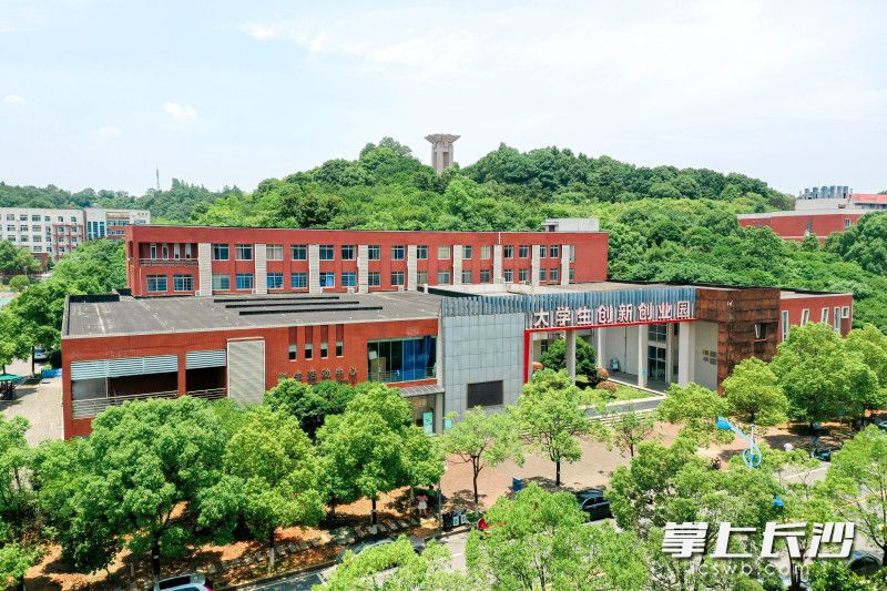 長沙理工大學(xué)大學(xué)生創(chuàng)新創(chuàng)業(yè)園,。 均為長沙晚報通訊員曾鶴群供圖