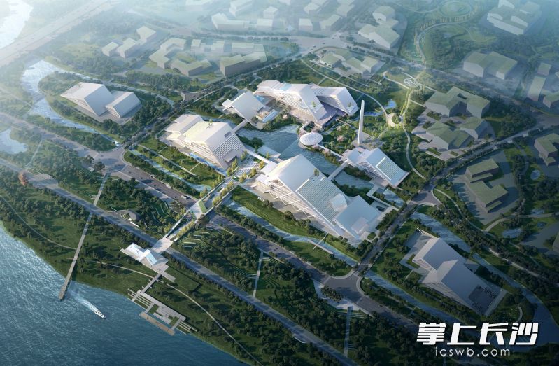湘江科學(xué)城概念規(guī)劃圖,。 資料圖片