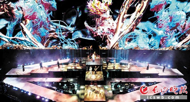 3月22至23日,，2025華晨宇火星演唱會(huì)長(zhǎng)沙站在長(zhǎng)沙賀龍?bào)w育中心舉行,。主辦方供圖