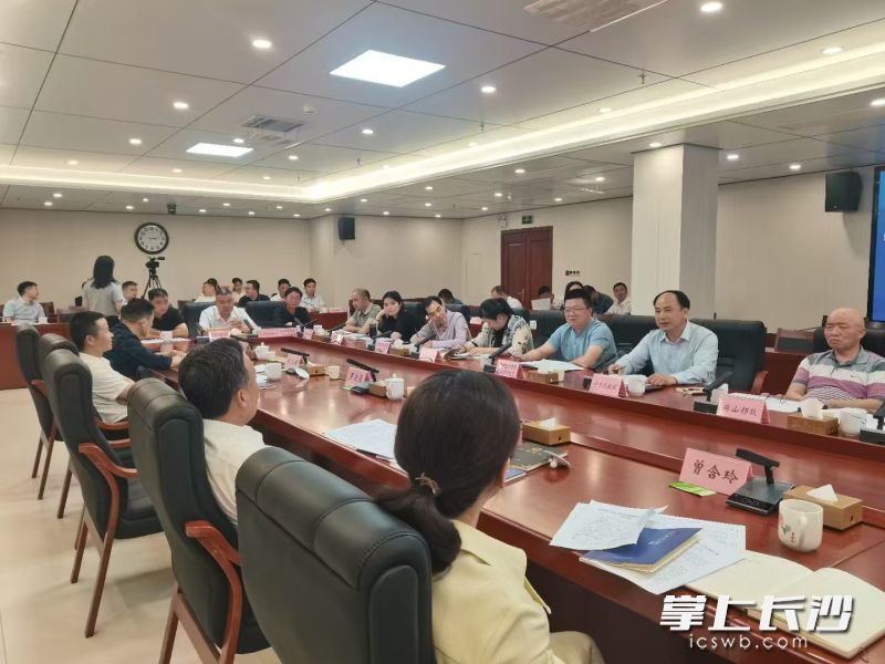 寧鄉(xiāng)市舉行第44次“市長企業(yè)接待日-非遺專場”活動,，非遺代表性傳承人在現(xiàn)場暢所欲言。 長沙晚報全媒體記者 張禹 通訊員 范婷 攝