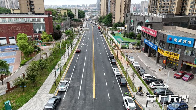 長(zhǎng)沙市雨花區(qū)高升路（洞和路至和升路路段）道路工程竣工。