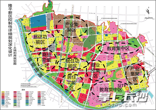 隆平高科新區(qū)土地利用規(guī)劃圖