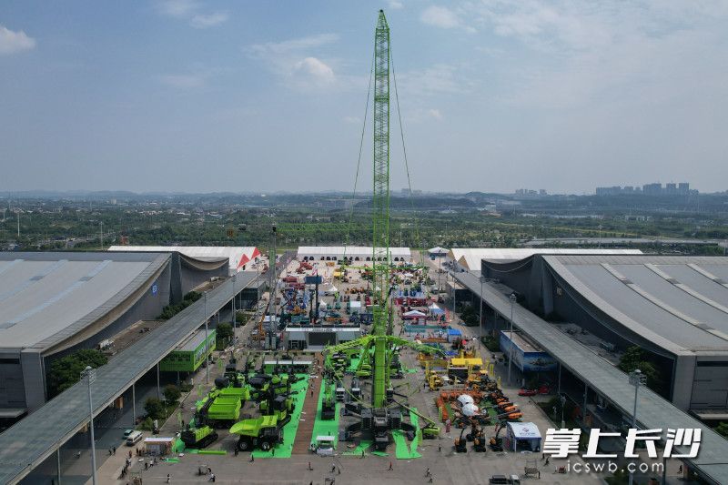 硬核科技感拉滿的第四屆長沙國際工程機械展覽會啟幕,。