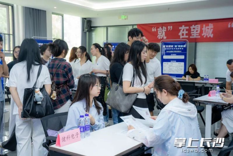 招聘會現(xiàn)場熱鬧非凡,。 受訪者供圖