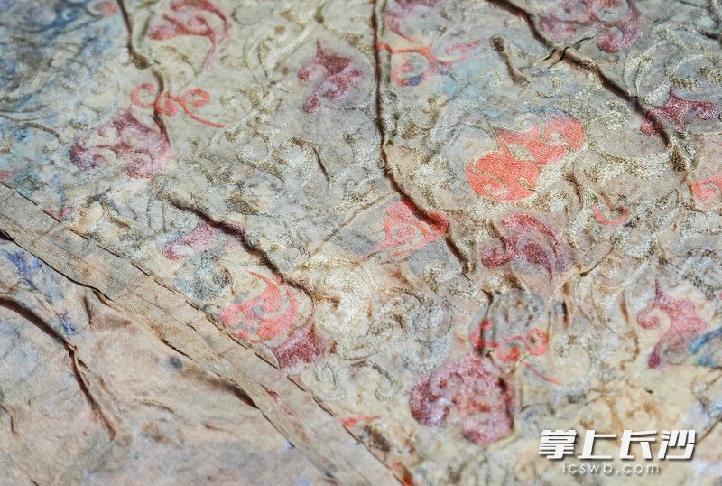 綺地“乘云繡”茵席細(xì)節(jié)圖,。長沙晚報全媒體記者 鄒麟 攝