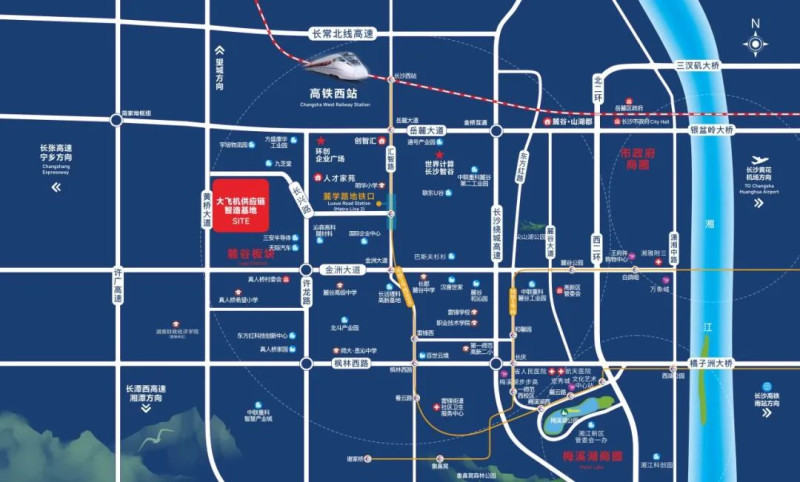 地塊位于湖南湘江新區(qū)桃園路與黃橋大道交會處東南角,。長沙晚報通訊員 朱莉 供圖