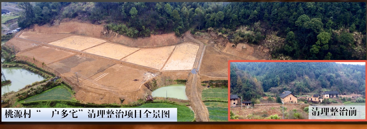 圖為沙市鎮(zhèn)桃源村閑置宅基地復(fù)墾前后對比,，如今這里種上了蔬菜,。受訪者供圖