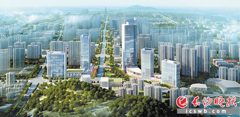 作為長沙城市更新首批8個重點片區(qū)之一,，觀沙嶺片區(qū)擬新建4所學(xué)校、新建17條道路,、建設(shè)13處公園,。資料圖片