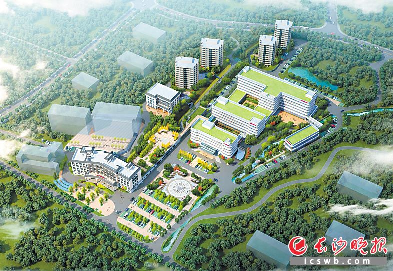 長沙縣精神病醫(yī)院效果圖