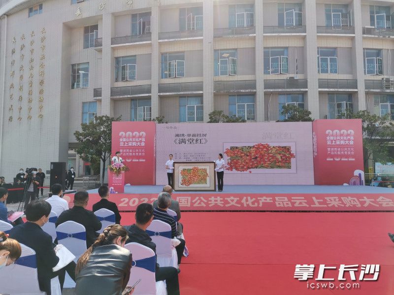 湖南省公共文化產(chǎn)品和服務(wù)線下競賣會舉行。