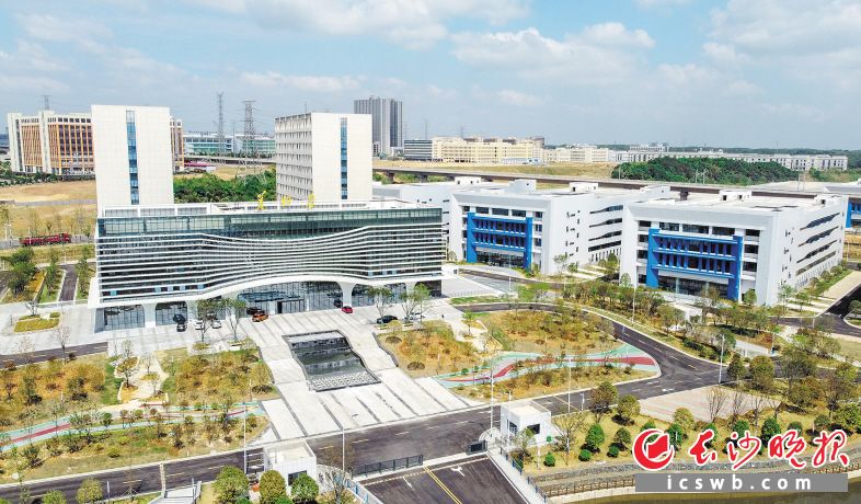 智投公司開發(fā)建設的美妝谷今年已正式投入使用,。均為長沙晚報全媒體記者 易億 攝