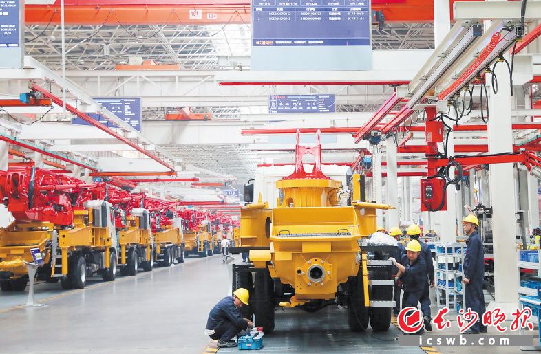 三一重工長沙18號工廠入選全球制造業(yè)領(lǐng)域燈塔工廠名單。蔣煉 攝