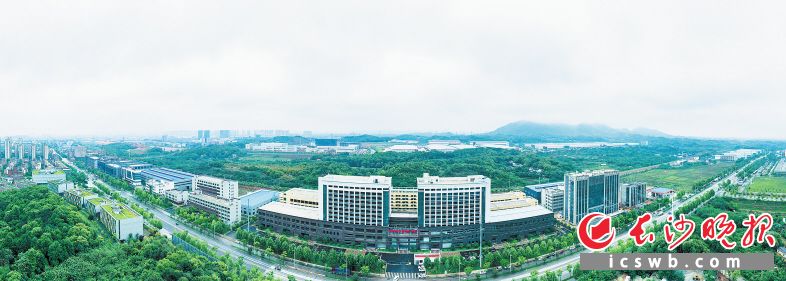 長沙醫(yī)療器械產(chǎn)業(yè)園位于望城經(jīng)開區(qū)，已建成廠房及配套建筑面積8.5萬平方米,。長沙晚報全媒體記者 鄒麟 攝