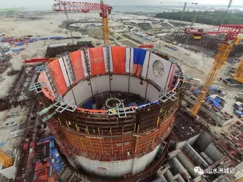 圖片三一16臺塔機(jī)助力孟加拉國首座核電站建設(shè),。 黃艷 供圖