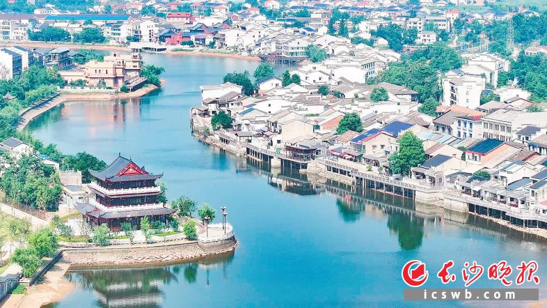 靖港古鎮(zhèn)煥然一新。靖港古鎮(zhèn)景區(qū)供圖